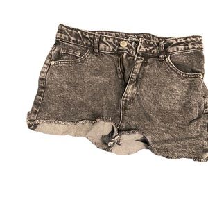 Girls 10/12 black jean shorts